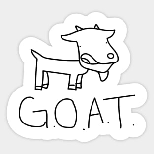Crood Doods - Goat Sticker